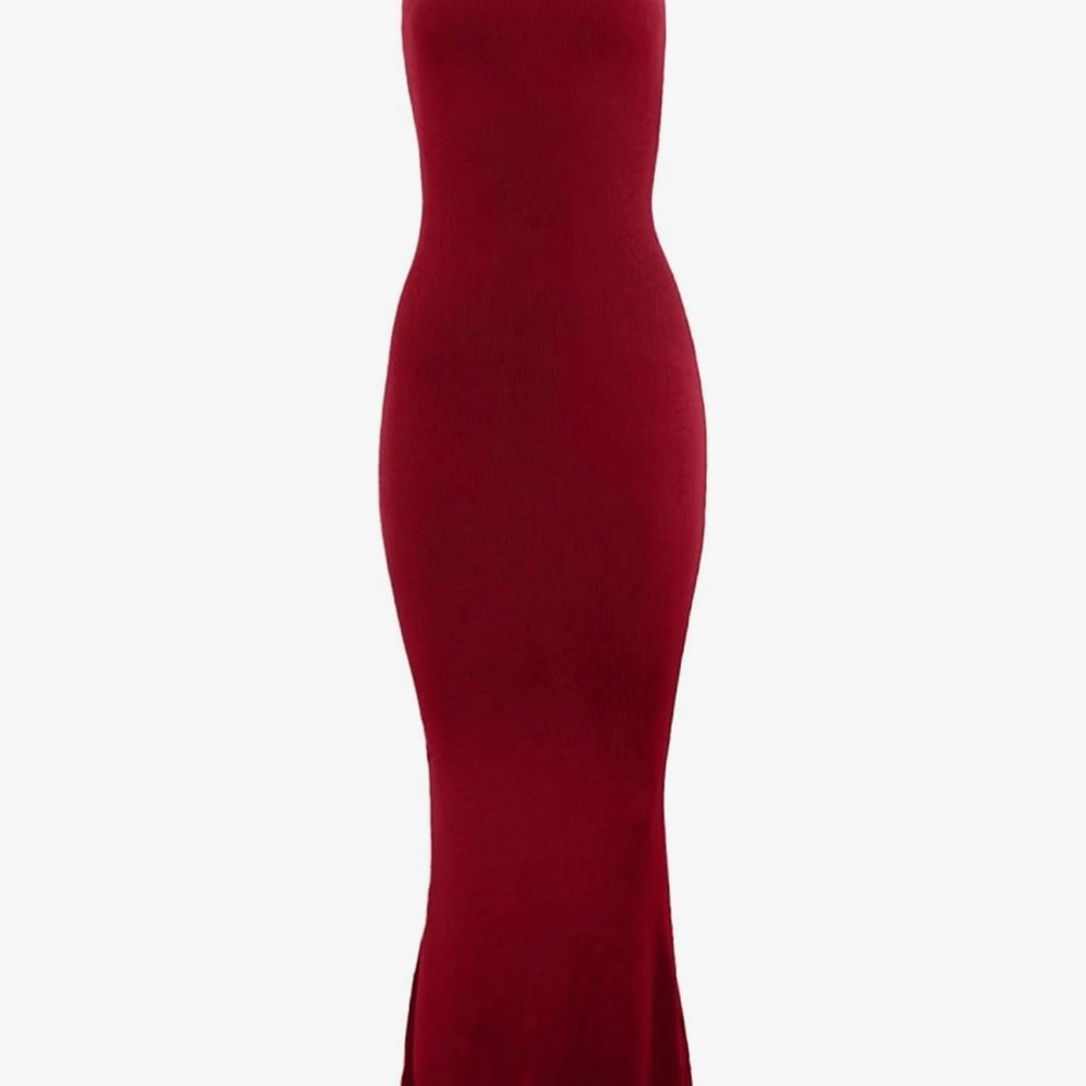 Body Shaping Basic Strapless Maxi Dress - Picture 3 of 6